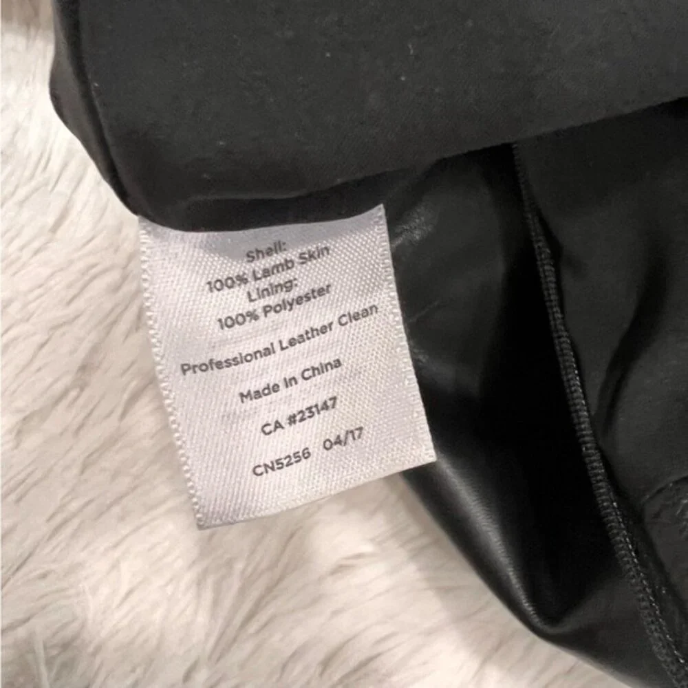 Talbots‎ luxe leather women skirt size 8P